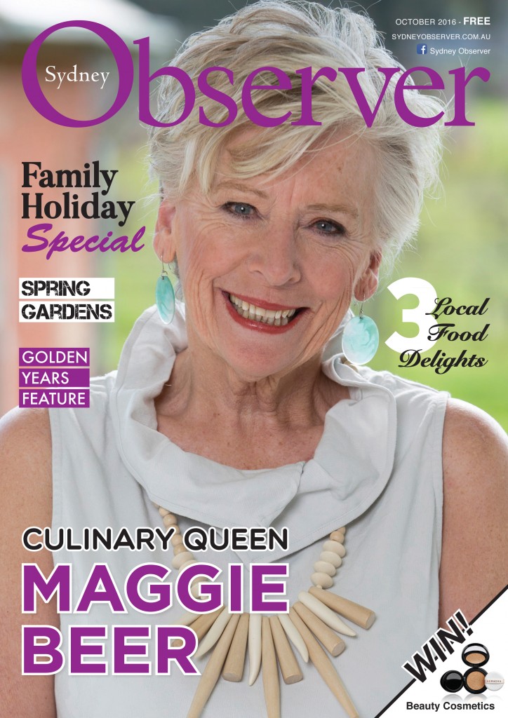 Sydney Observer October 2016 coverwith Maggie Beer