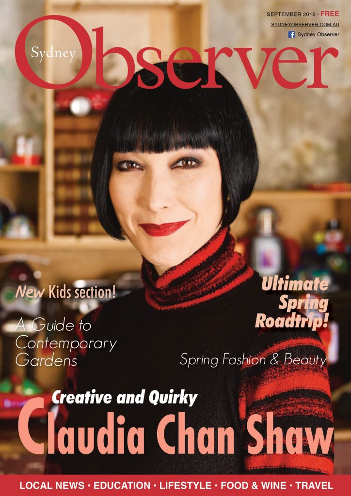 SO September 201 issue cover, Claudia Chan Shaw