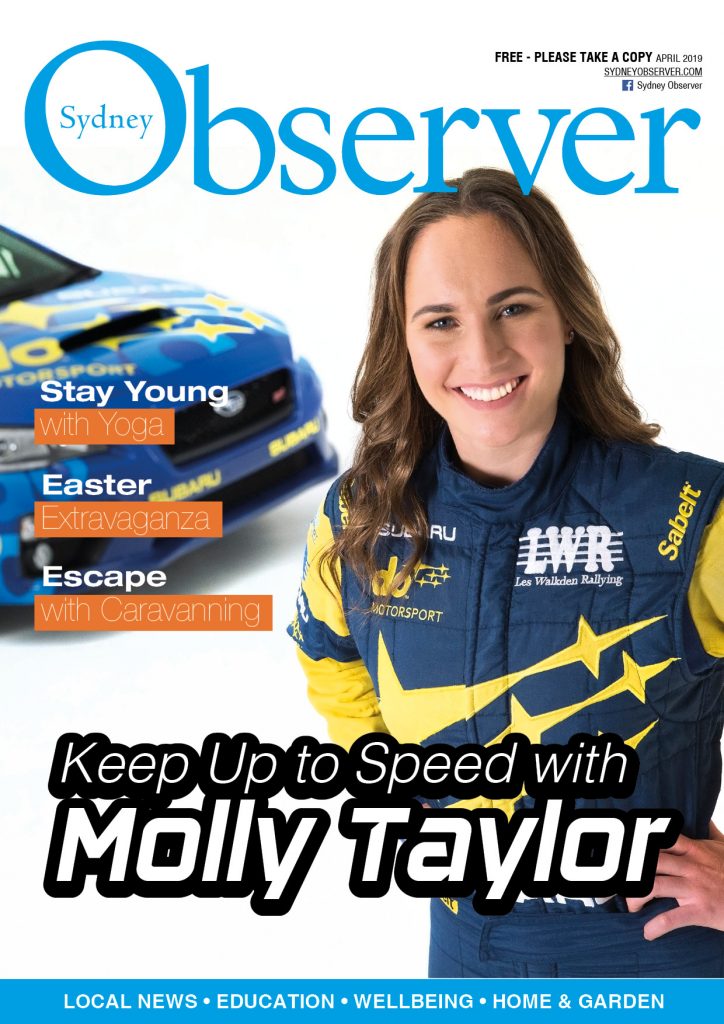 SO April 2019 issue cover, Molly Taylor.