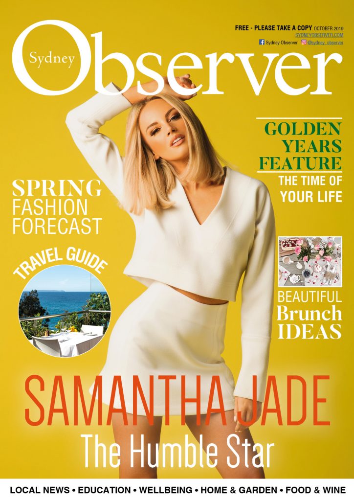 SO October 2019 issue cover, Samantha Jade.