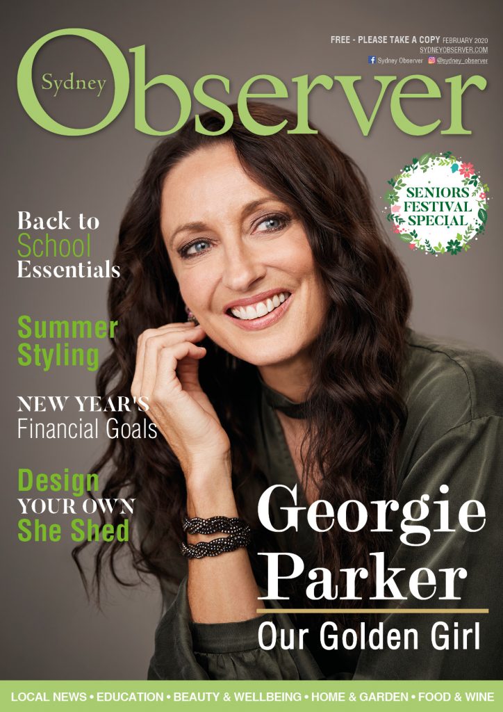SO February 2020 issue cover, Georgie Parker.