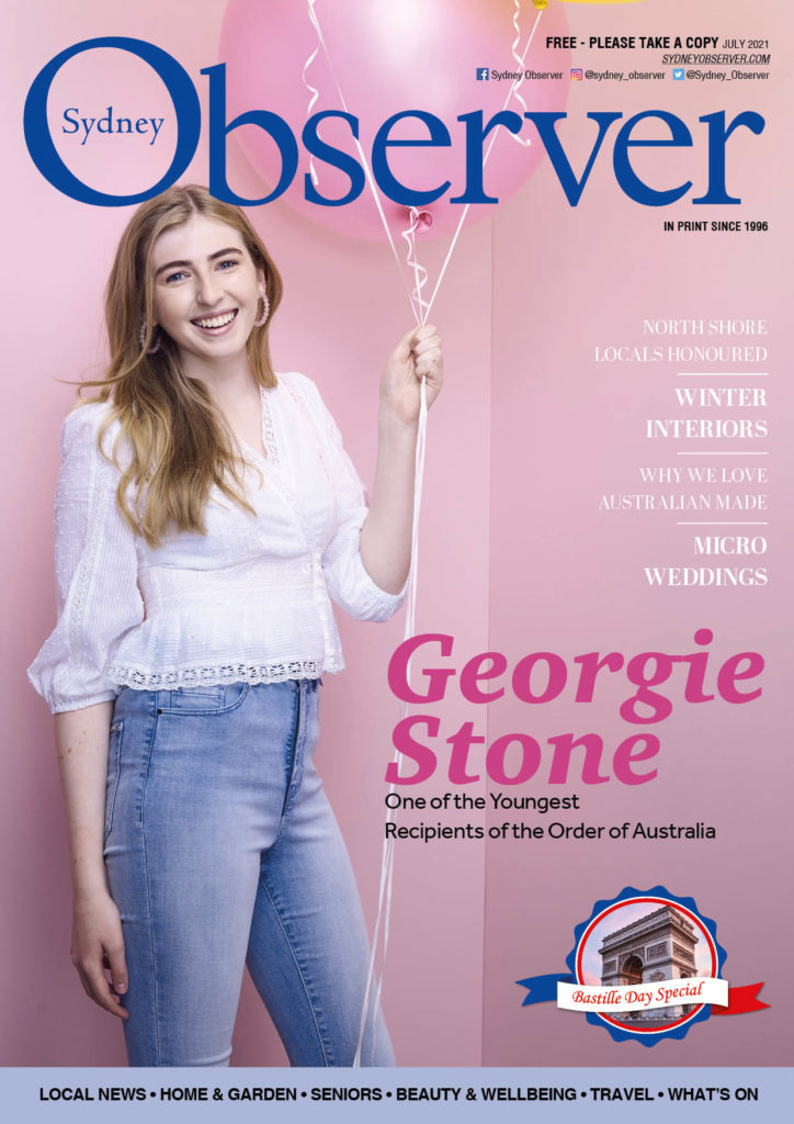 SO July 2021 issue cover, Georgie Stone.