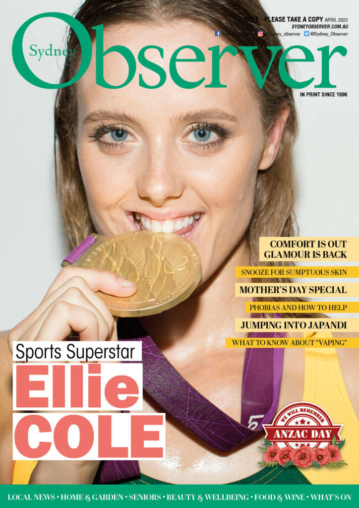 SO April 2022 issue cover, Ellie Cole.